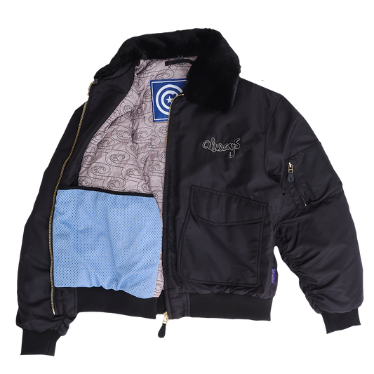 g-15 nylon jacket - black