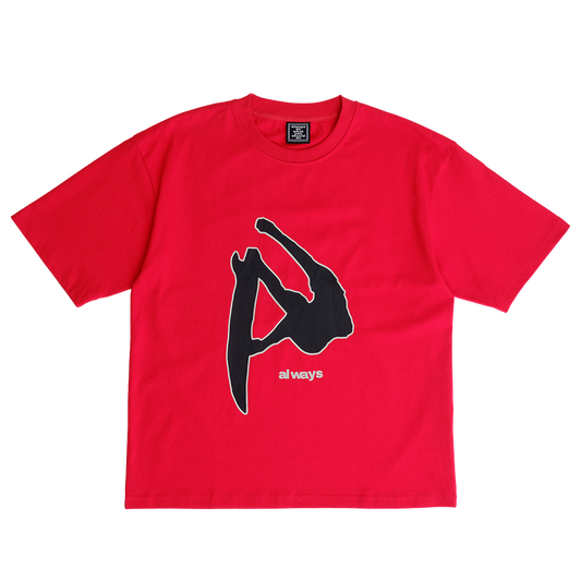 fanning tshirt - red