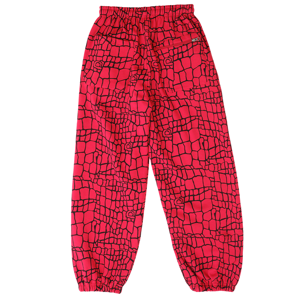 relaxed jogger - red croc
