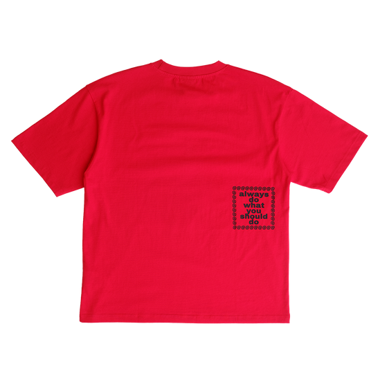 fanning tshirt - red