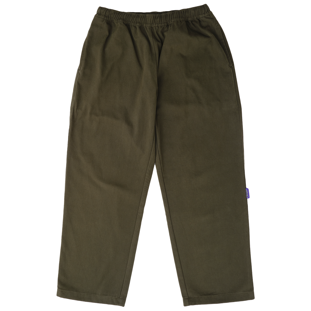 heavy cotton drill skatepant - forrest green