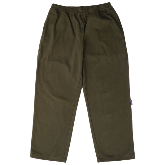 heavy cotton drill skatepant - forrest green