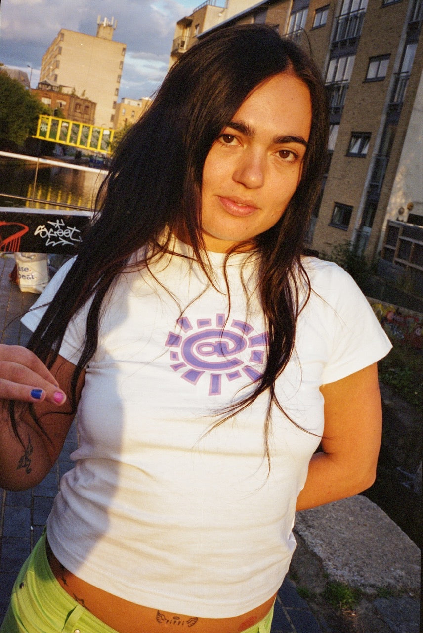 @ sun baby tee - white