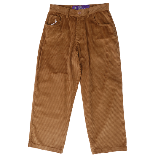 jumbo cord trousers - brown