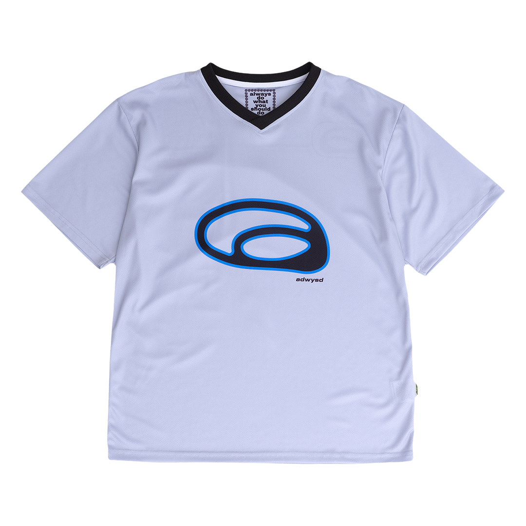 boarding company mesh jersey - silver