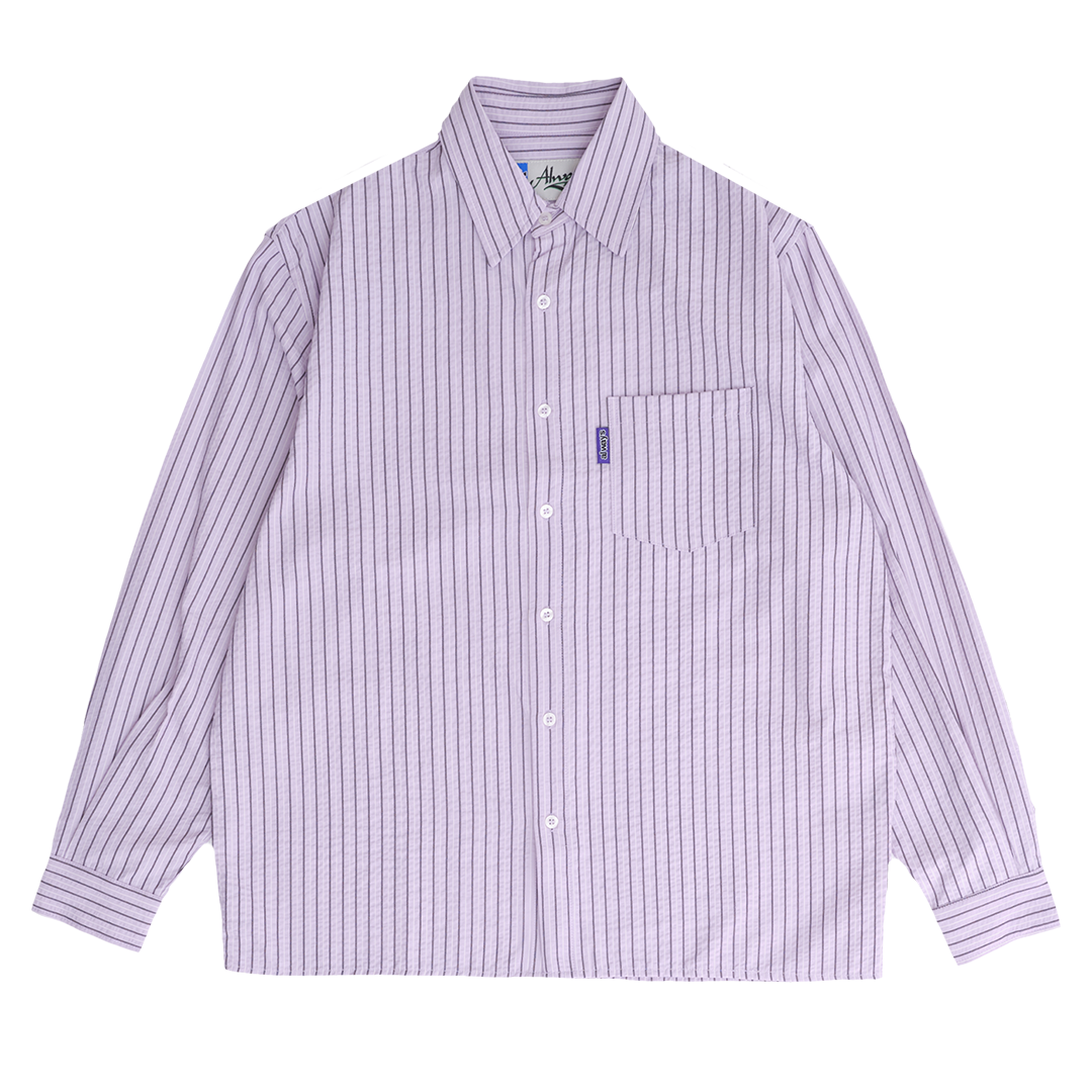 business / leisure long sleeve shirt - lavender