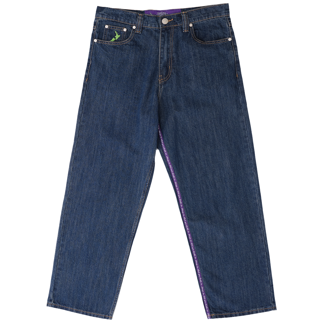 nigo purple label denim jeans - indigo