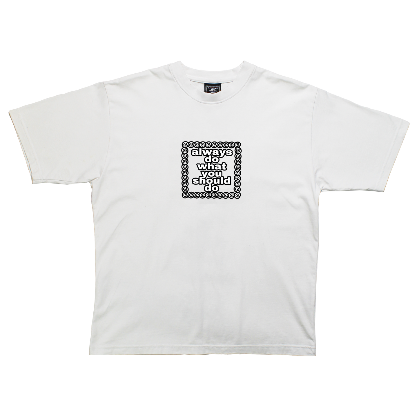 adwysd core tshirt white