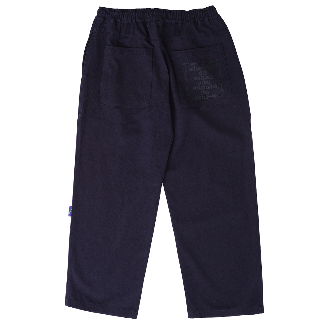 heavy cotton drill skatepant - navy