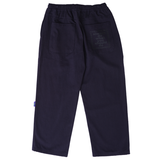 heavy cotton drill skatepant - navy