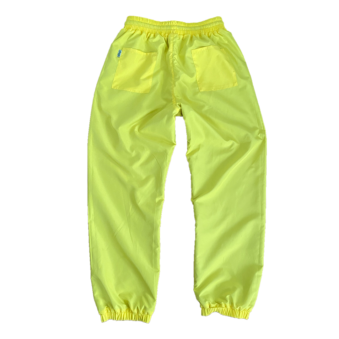 reversible track pant - black / yellow