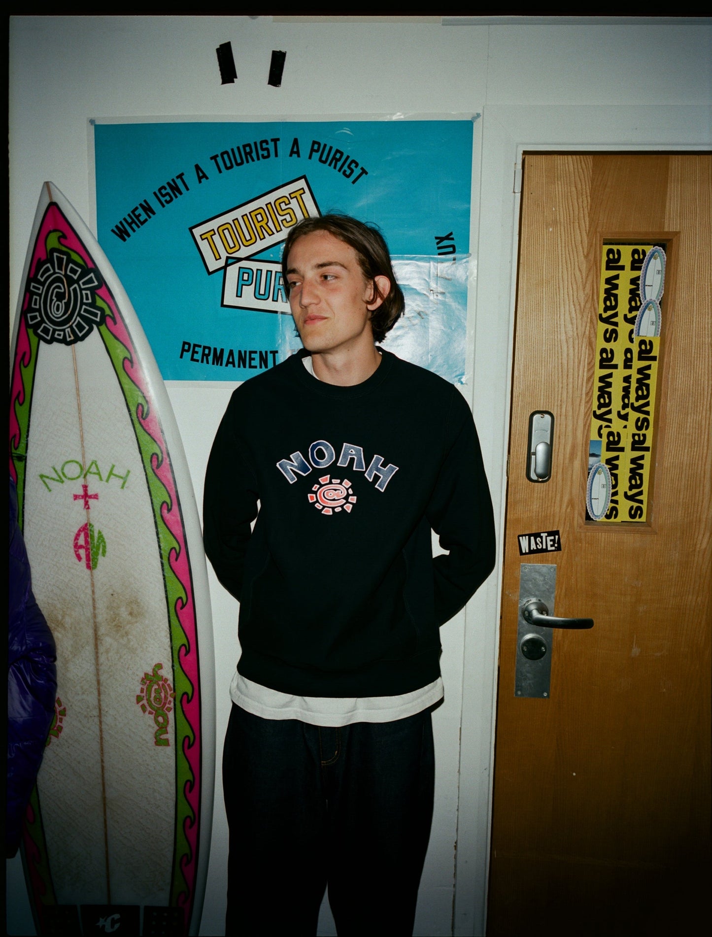 noah x adwysd - black crewneck