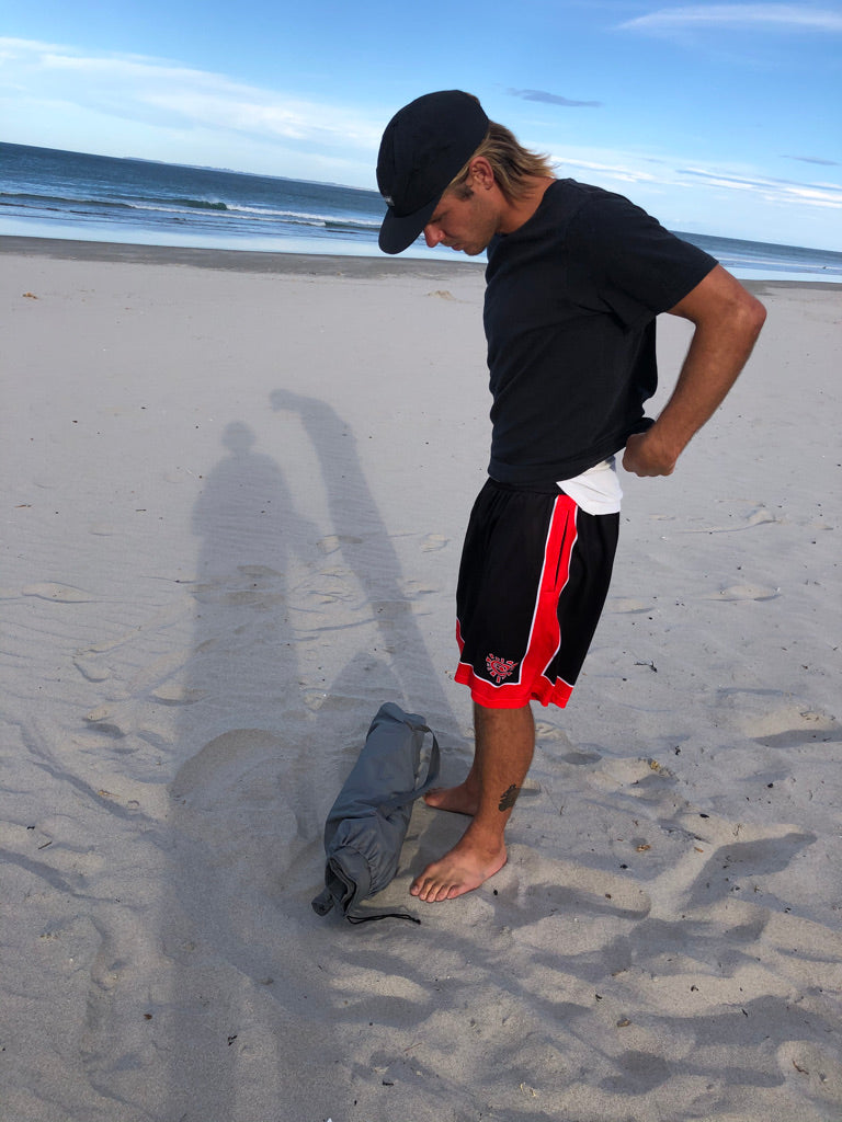 always court short - red/black