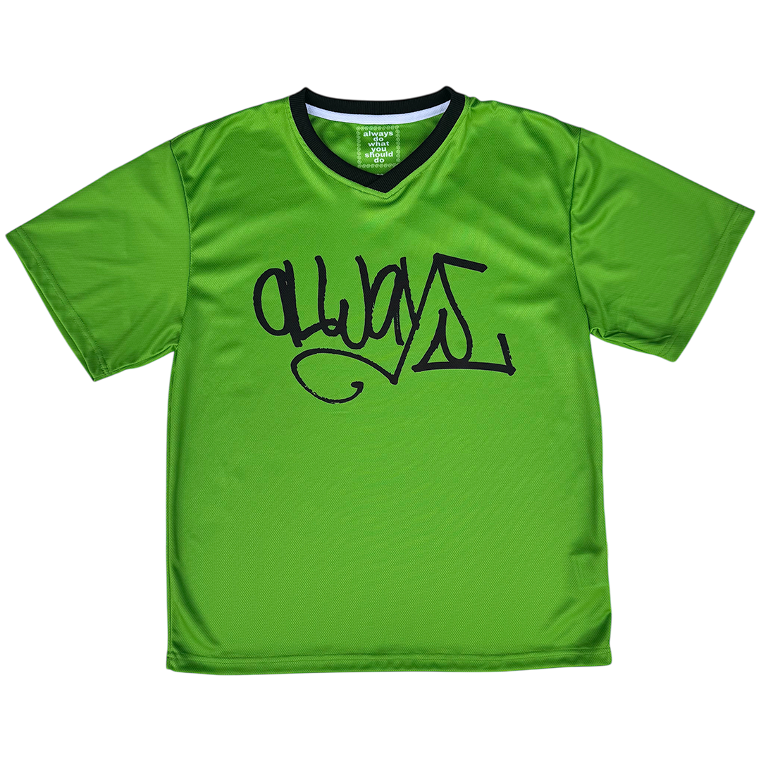 always mesh jersey - green