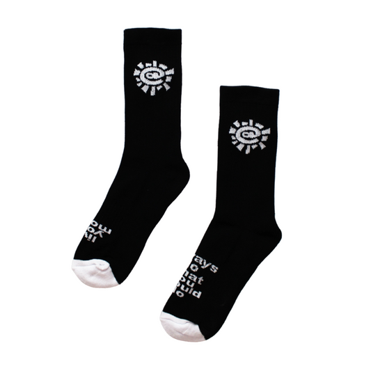 @ sun sock - black
