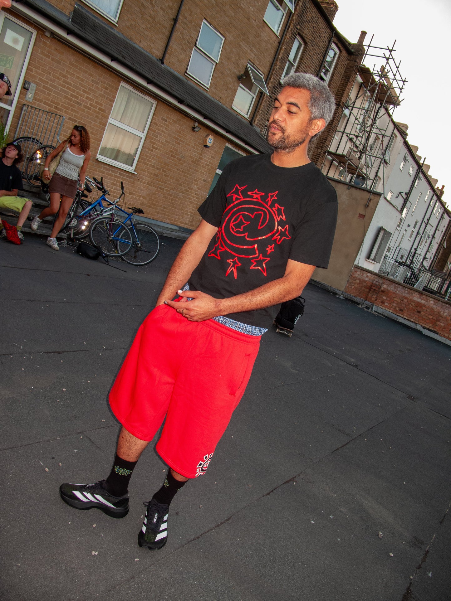 @star tshirt - black