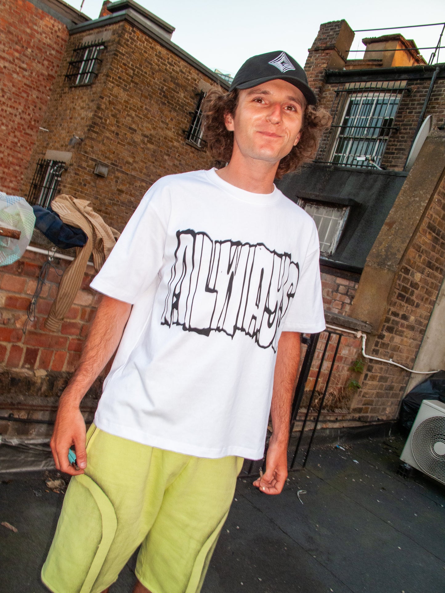 straight up tshirt - white