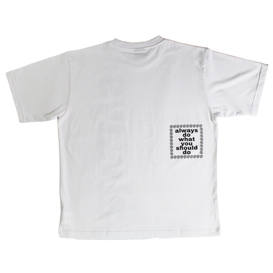 always up star tshirt white