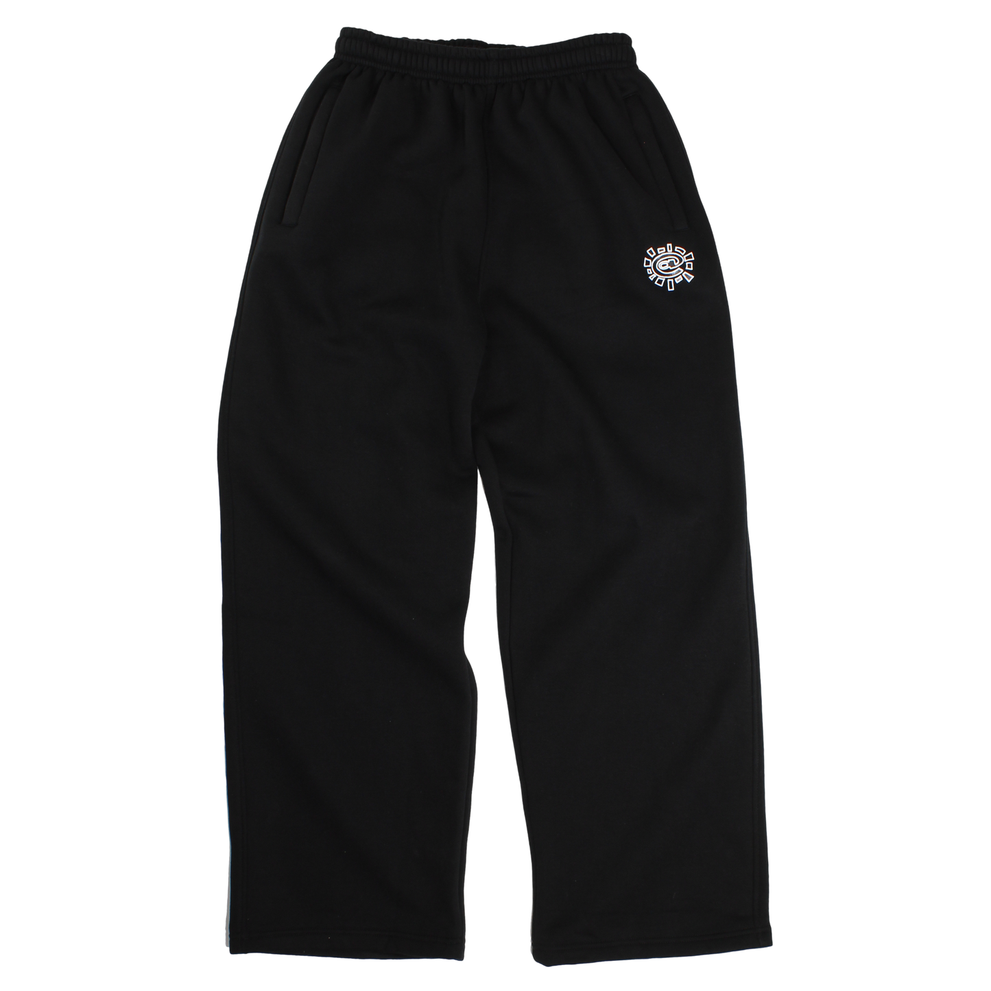 flight open cuff jogger black