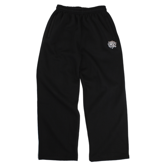 flight open cuff jogger black
