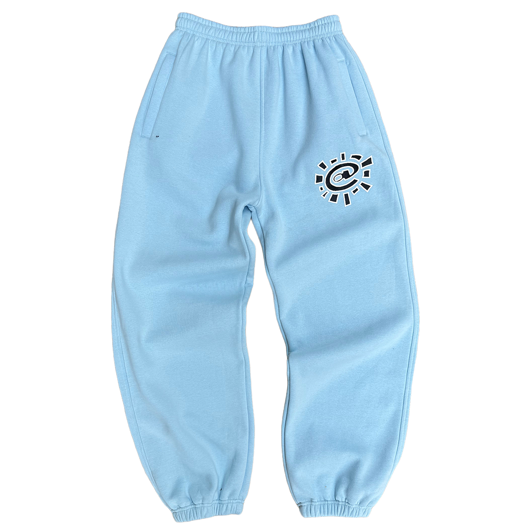 rel@xed powder blue jogger