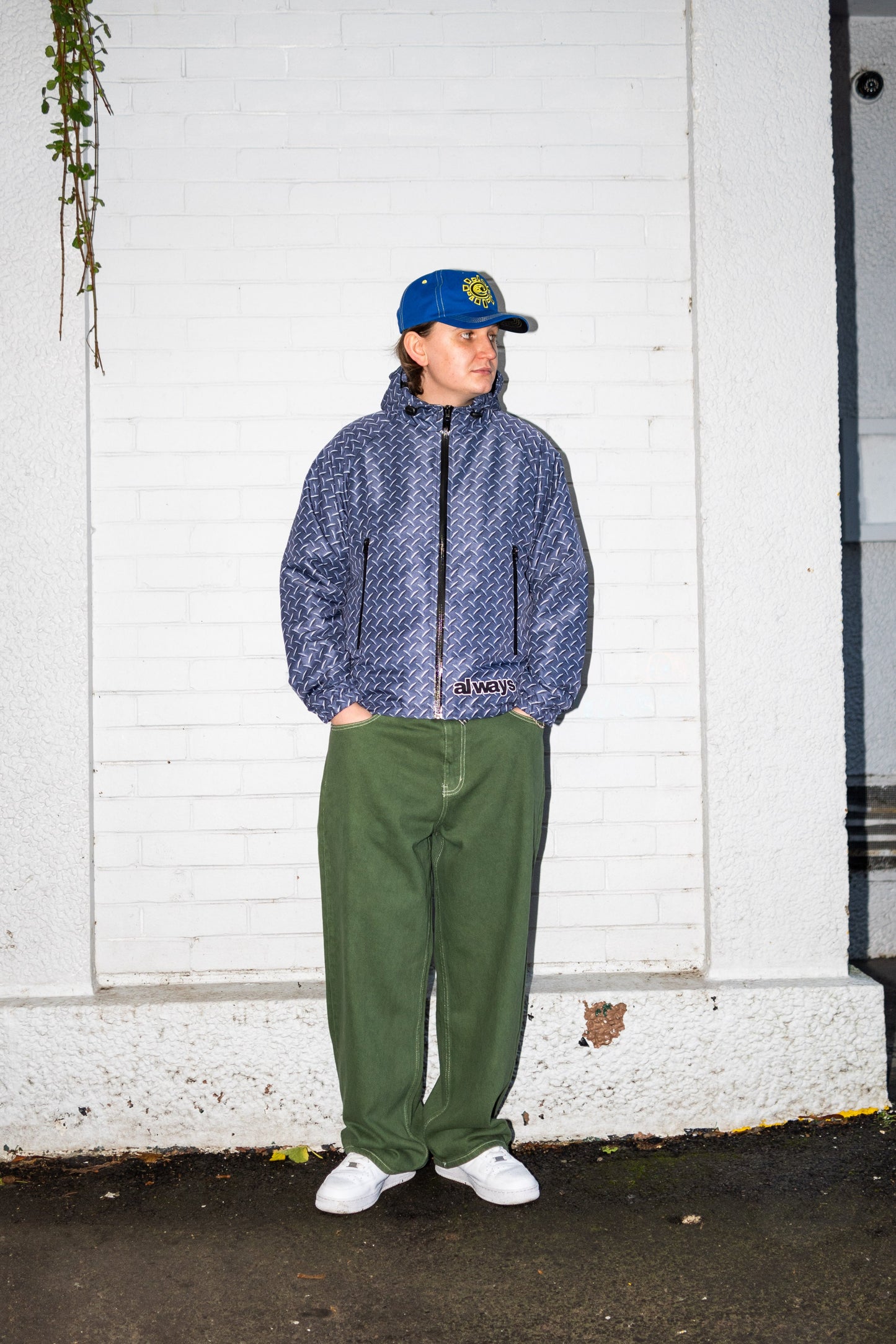 unisex denim - dark green