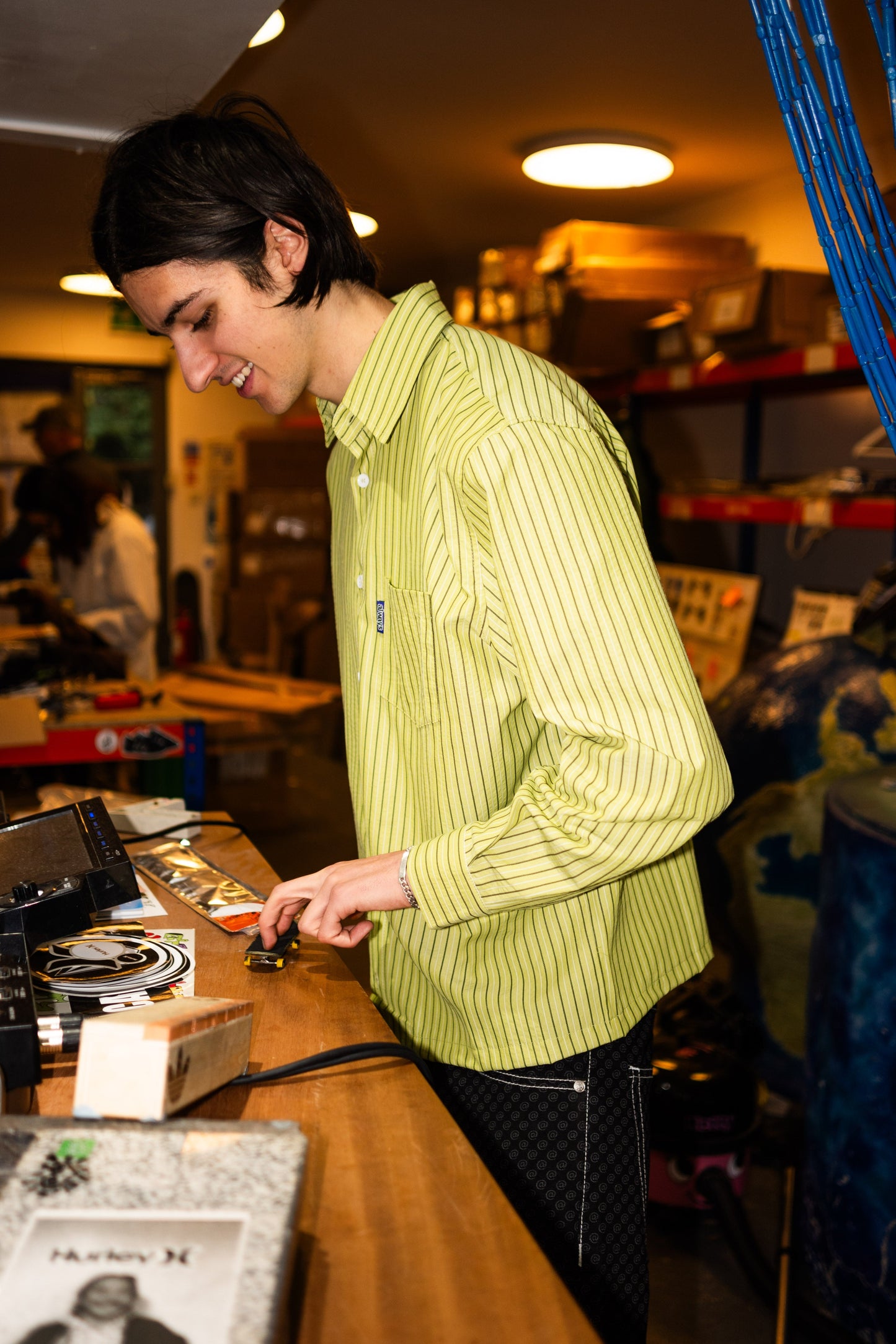 business / leisure longsleeve shirt - green