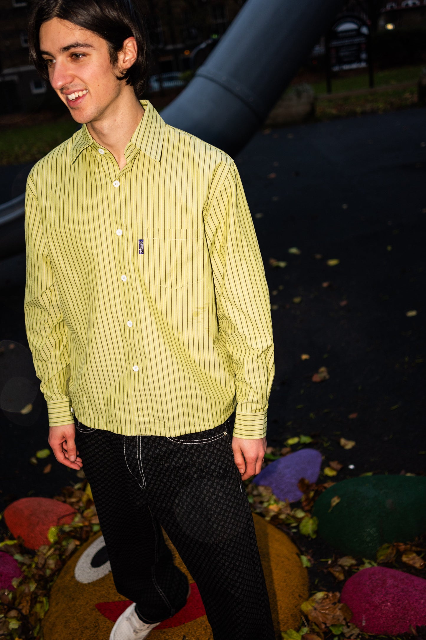 business / leisure longsleeve shirt - green