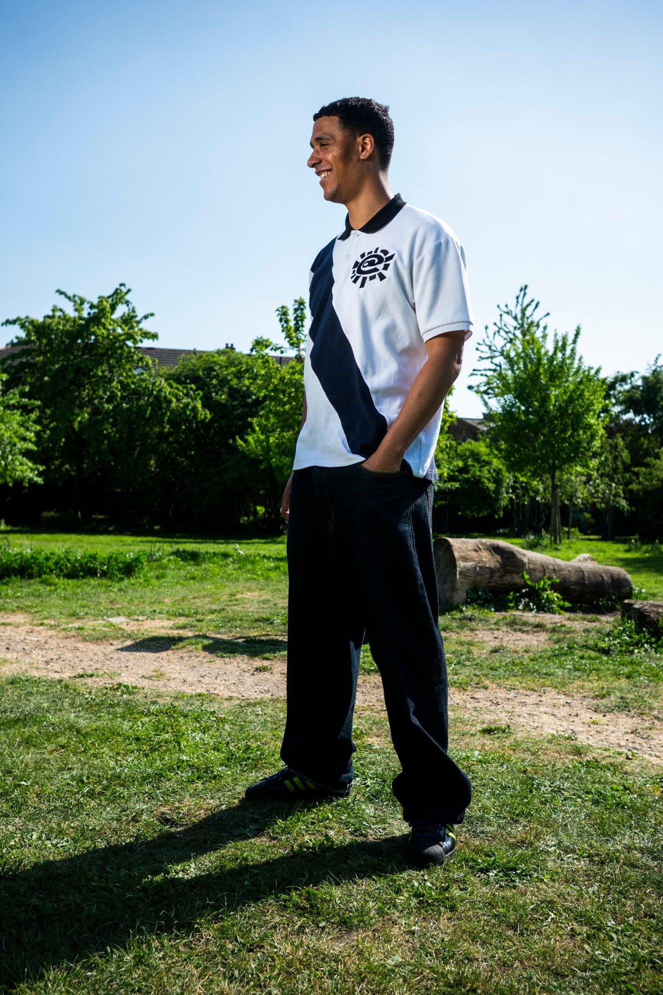 higher educated polo - white