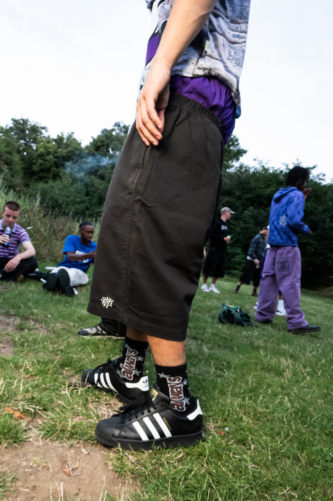 gramicci x always jam shorts - black