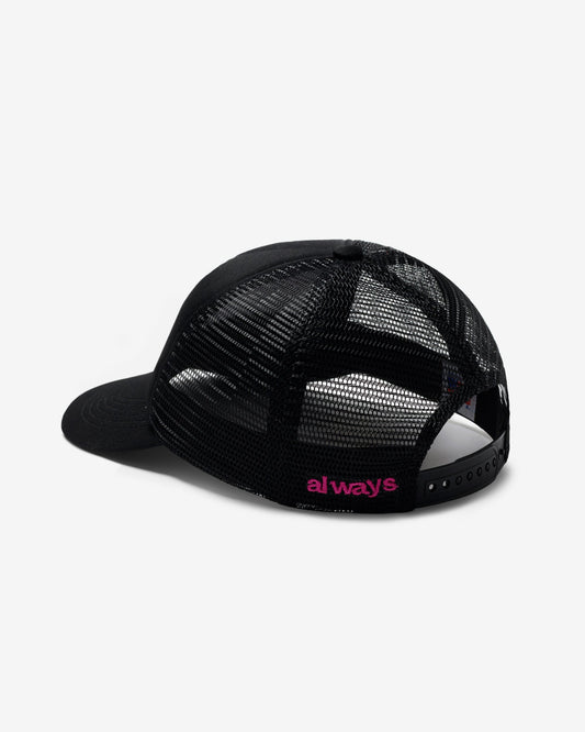 noah x adwysd -  black/green/pink trucker cap