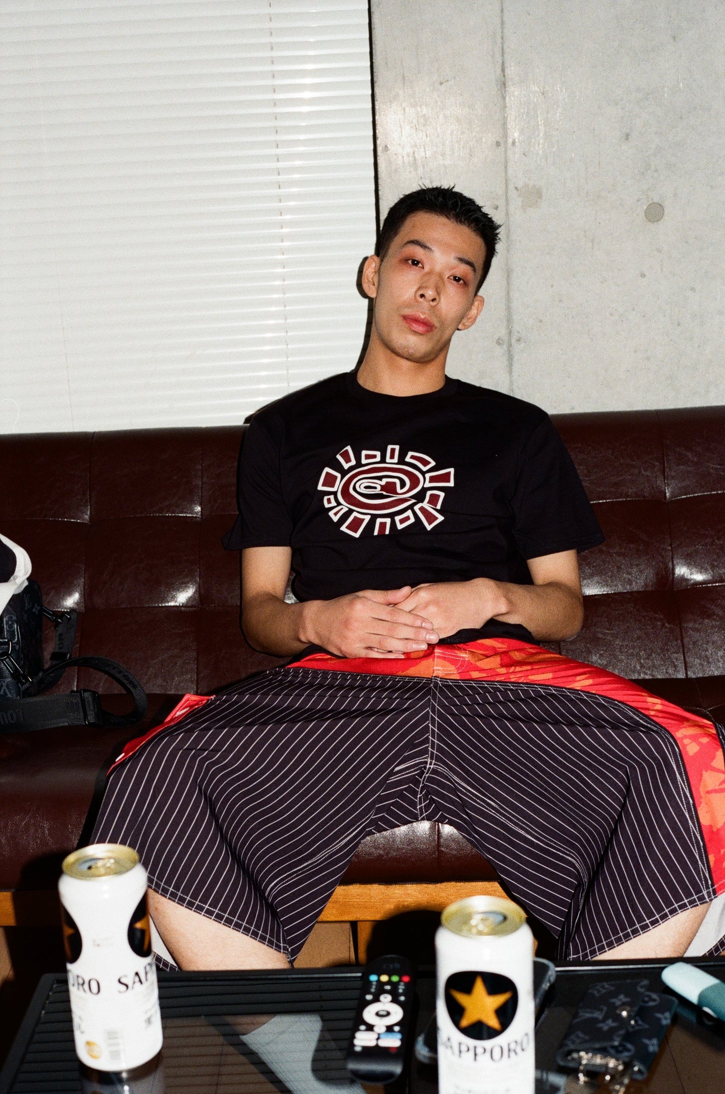 crimson @sun tshirt - black