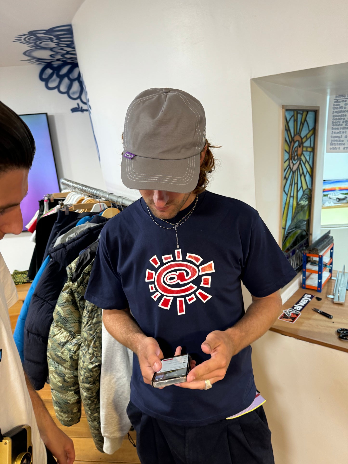 low key purple label cap - silver