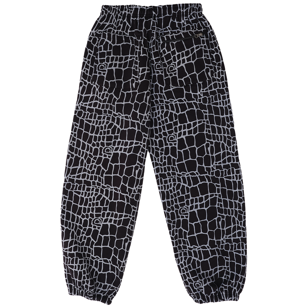 relaxed jogger - black croc
