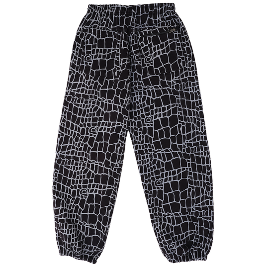 relaxed jogger - black croc