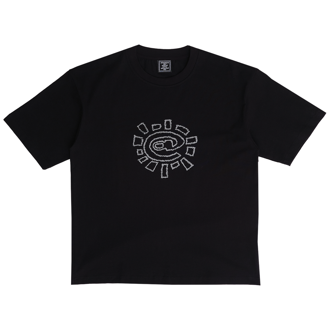 sketchy @sun tshirt - black