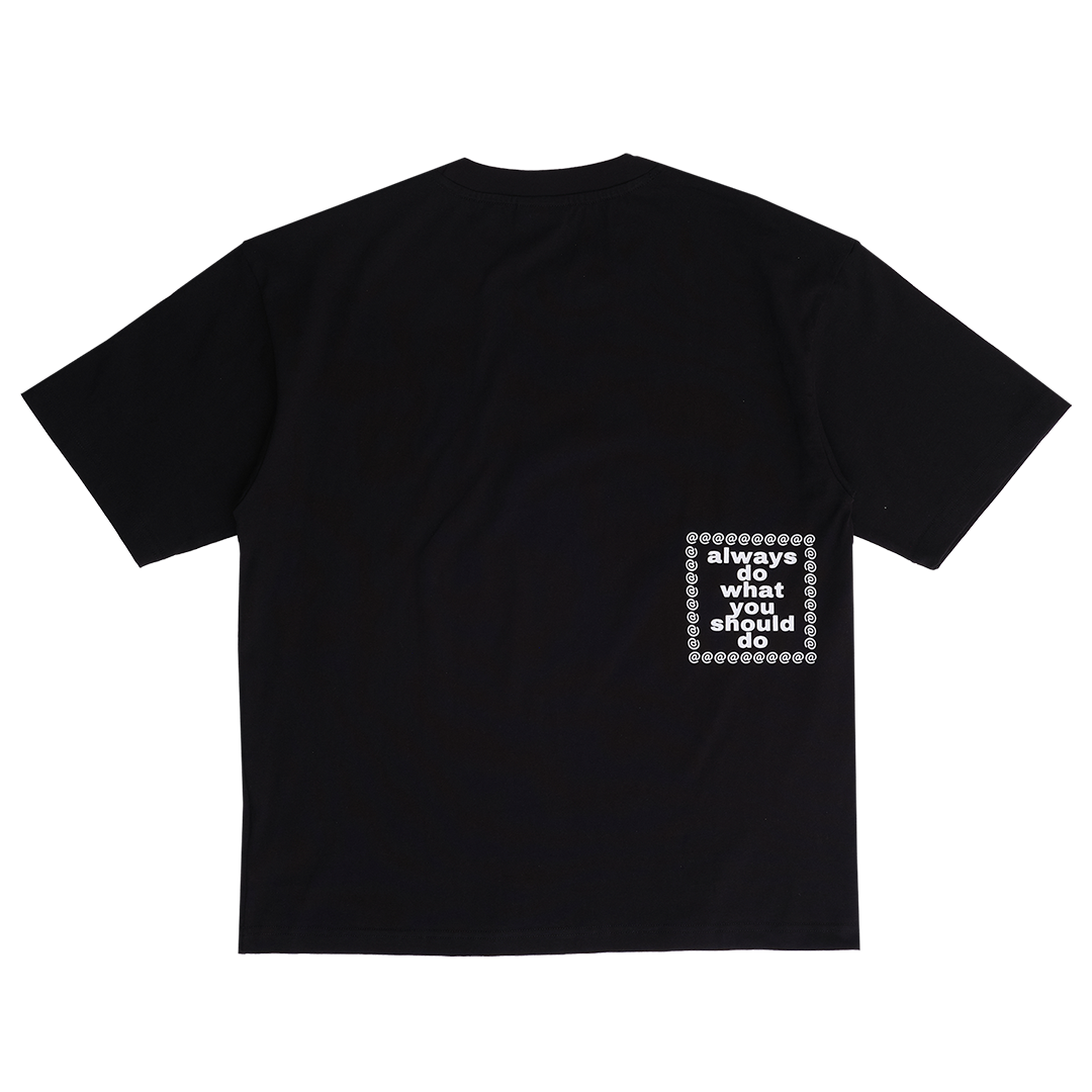 sketchy @sun tshirt - black