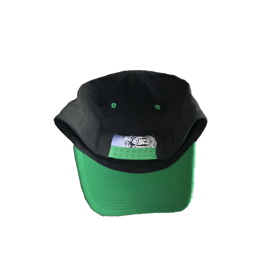 green cap
