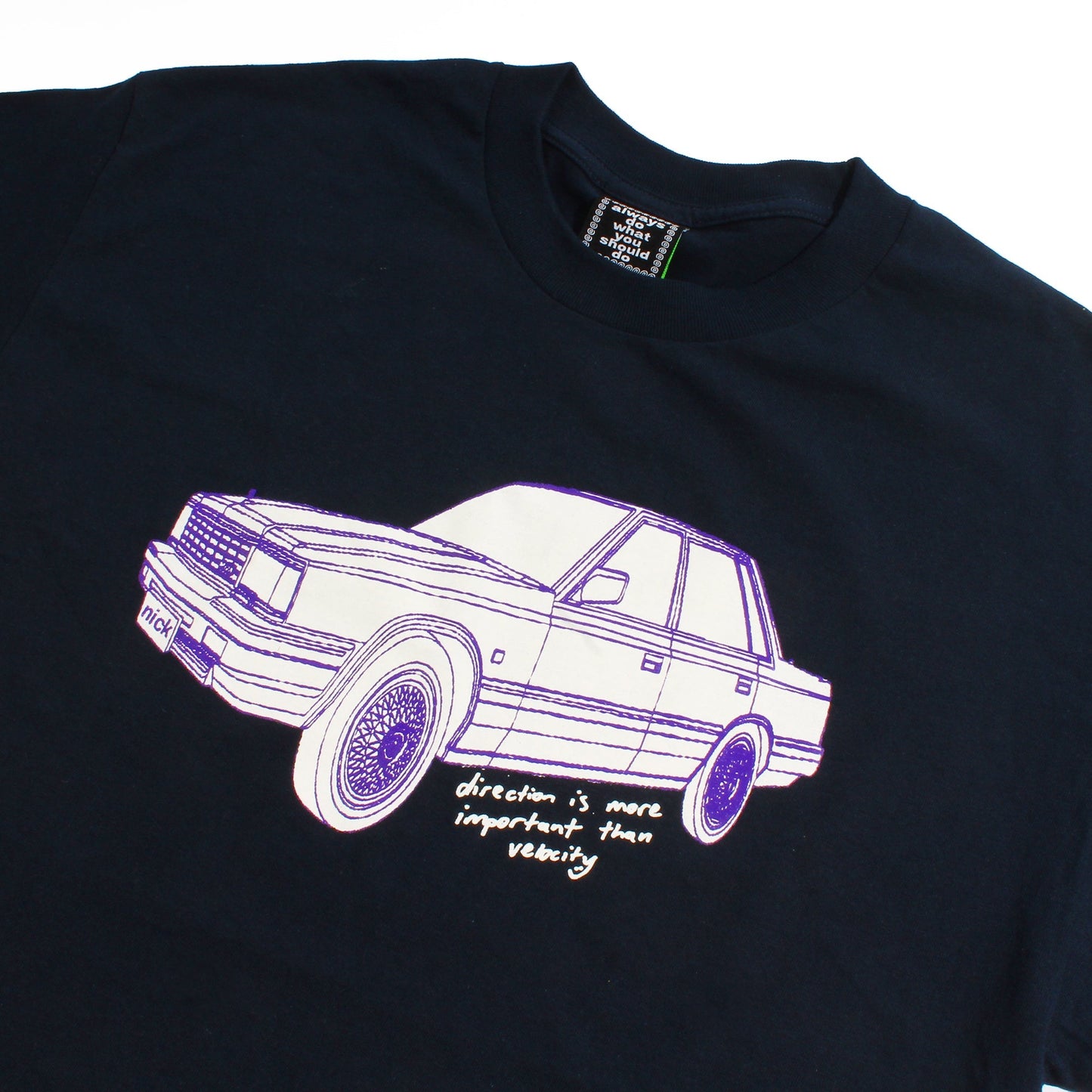 navy nissan tshirt