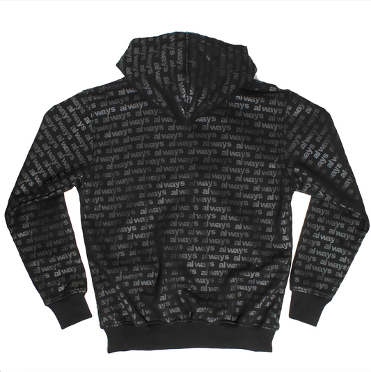 mac zip up hoodie black