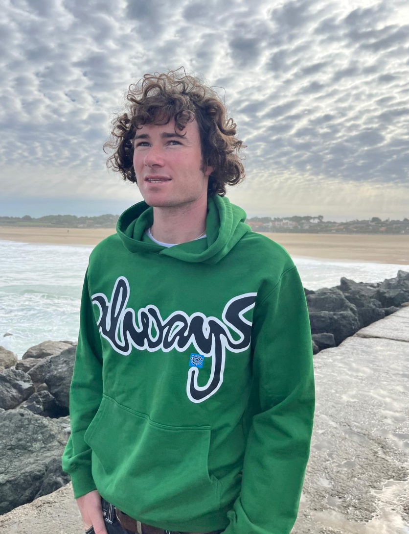 snapper rocks hoodie - forest green