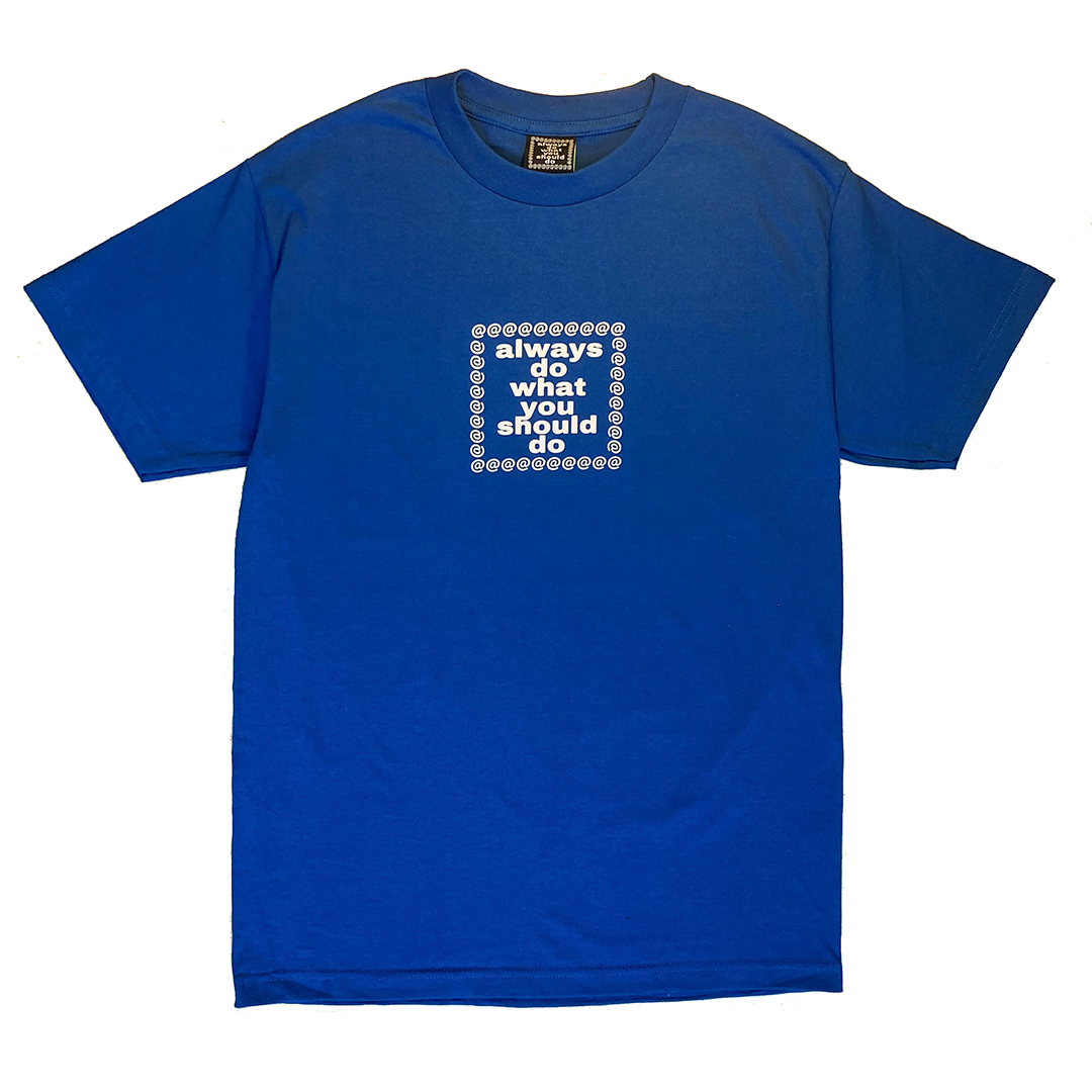 royal blue always logo t-shirt