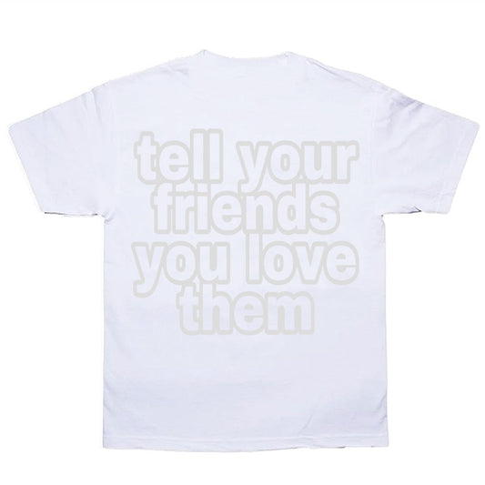 tyfylt tshirt - white/silver