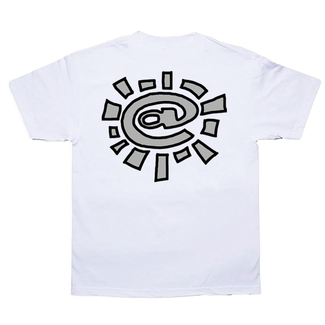 quiky tshirt - white/silver