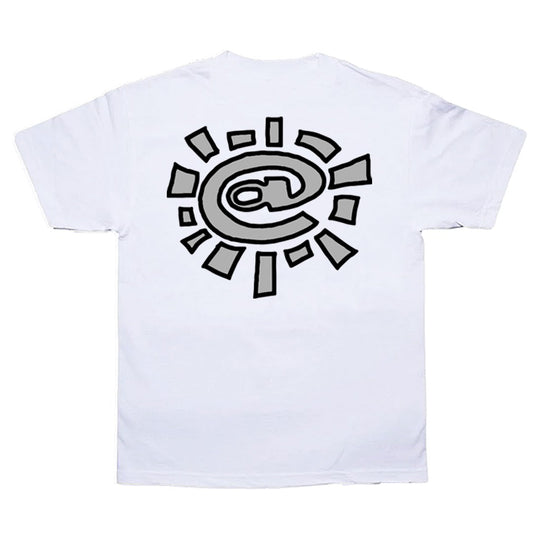 quiky tshirt - white/silver