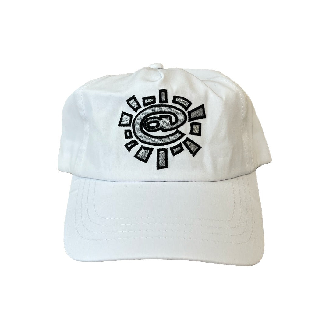 nylon @ sun cap - white