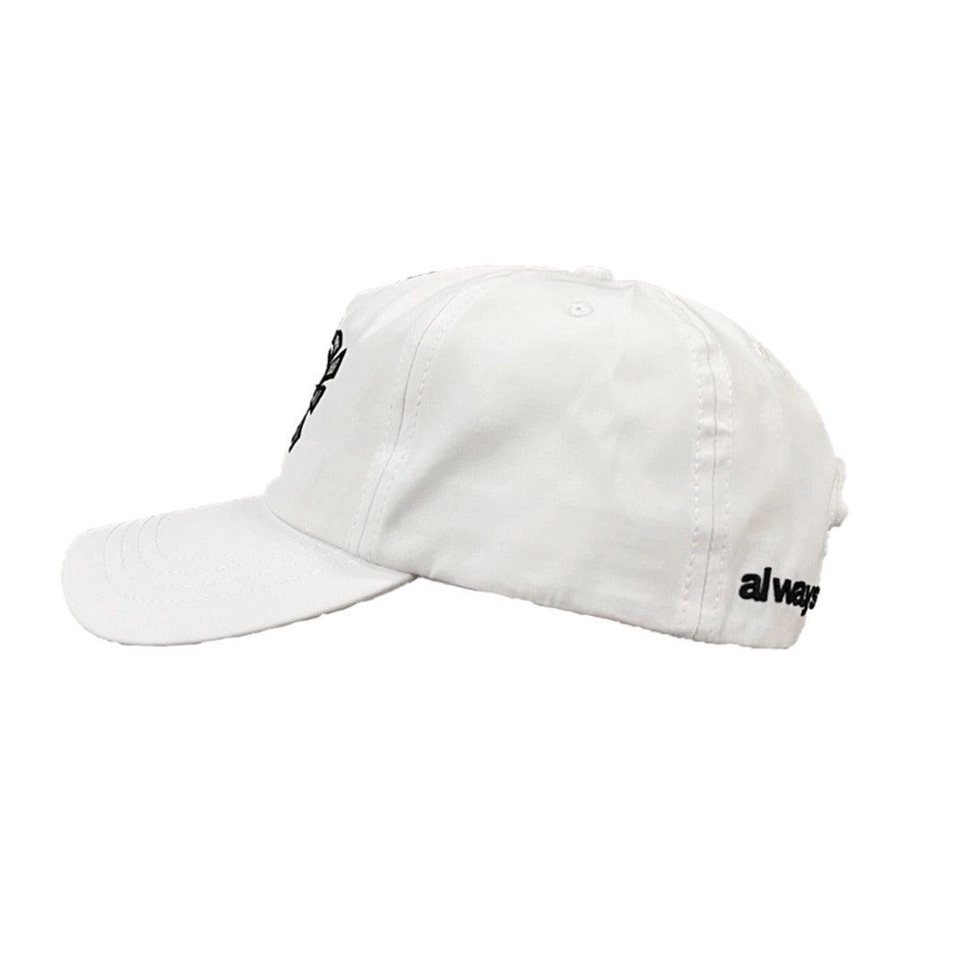 nylon @ sun cap - white
