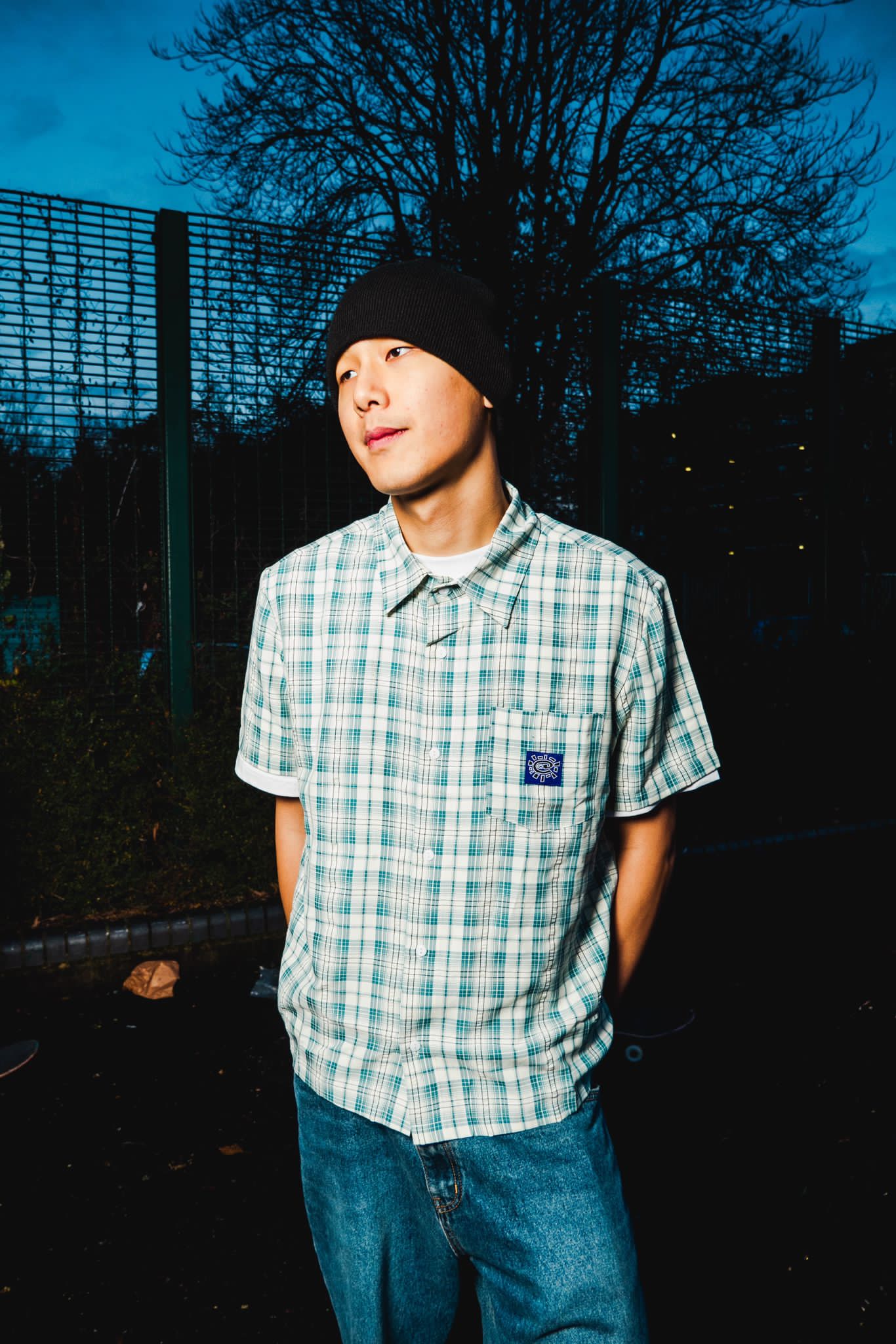 unisex plaid shirt - green