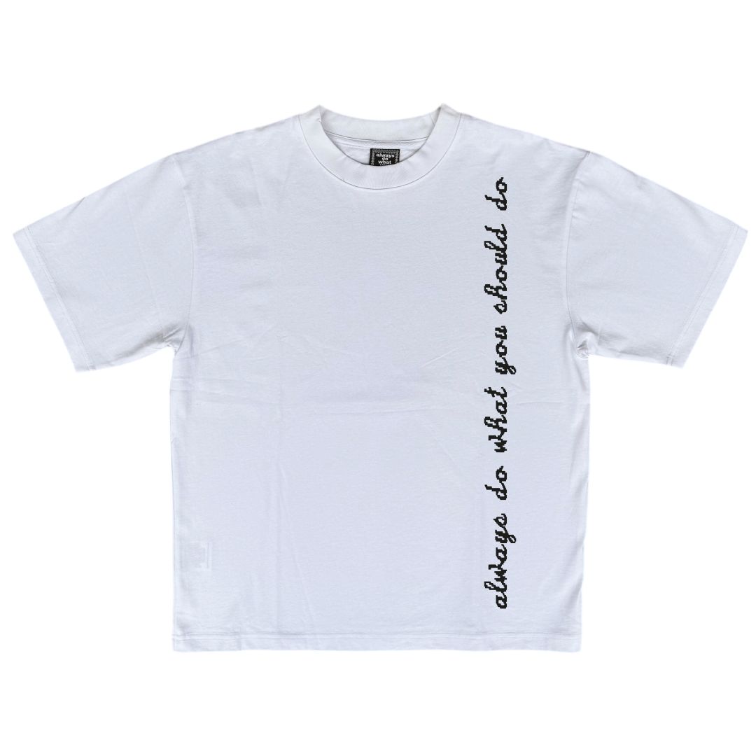straight up tshirt - white