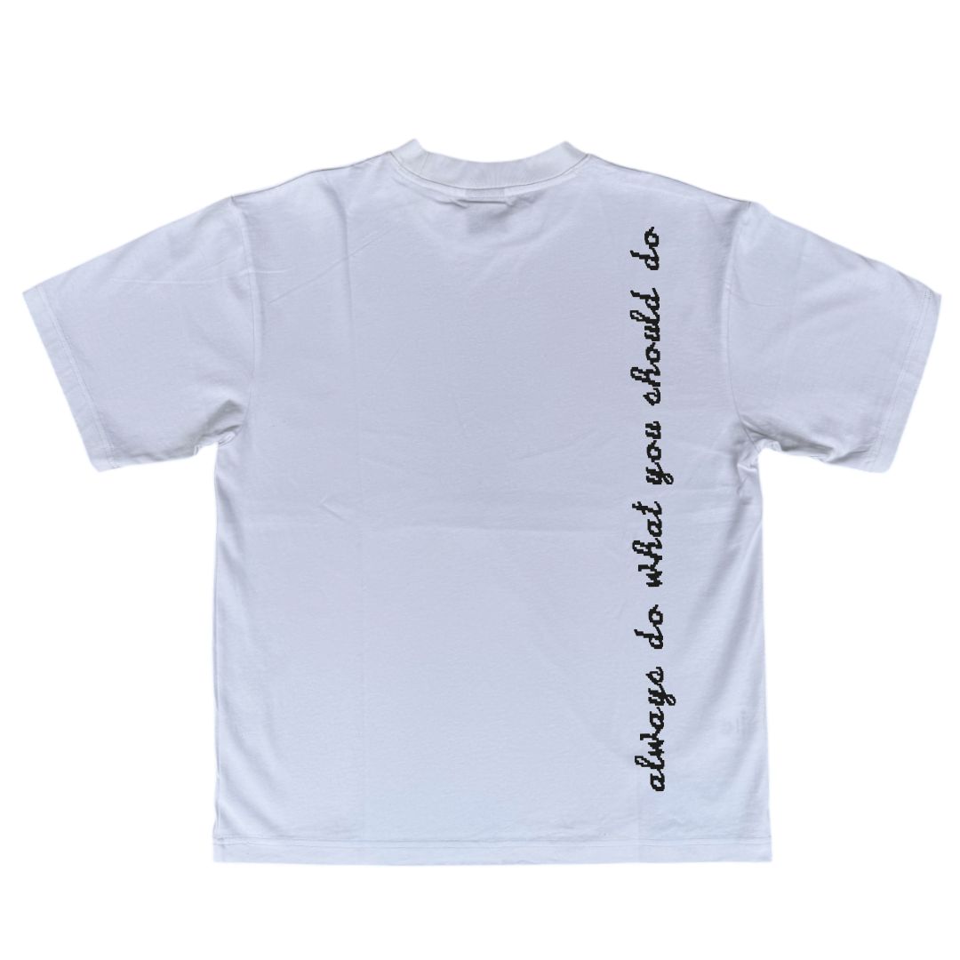 straight up tshirt - white